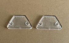 Nummernschild Glas weiß für Fiat 124 Spider BJ 1966 bis 1974 (alle)