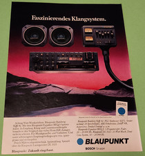 20. Blaupunkt Bosch Auto Radio Bamberg SQR 82 Stereo Werbeanzeige Reklame 1983