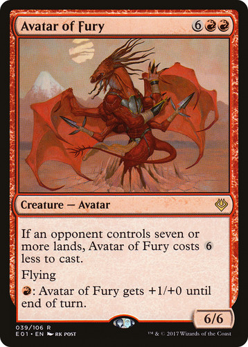 Mtg avatar fury - mtg, of
