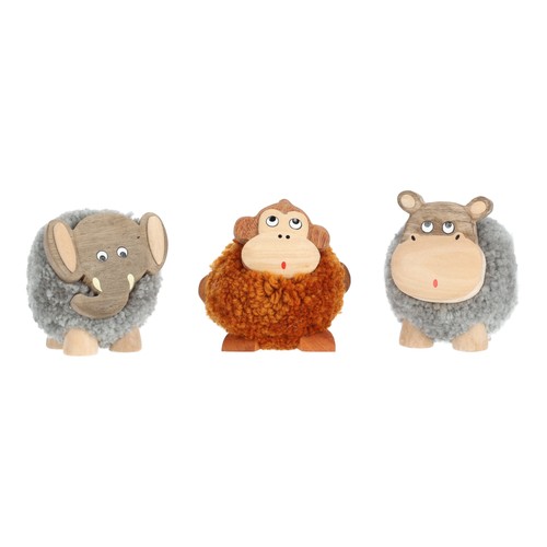 Bommel tiere aus wolle u - bommel,