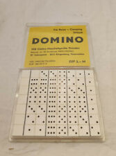 Altes Spiel Domino Reise-Urlaub-Camping DDR VEB Technoplast-Reisespiel 