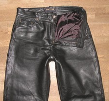Pantera lederjeans - /,