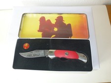 Böker Messer, l= ca. 21 cm, Fire Fighter Limited Edition 1994, Ausstellungsstück