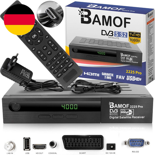 Bamof 2225 pro sat receiver - bamof,