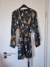 Kleid grün mit - , blumenmuster