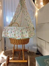 Babynest Baby Nest Wiege Bett  Korbwagen LEIPOLD Bollerwagen