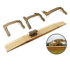 Wws mdf modell bahnhof - modell,