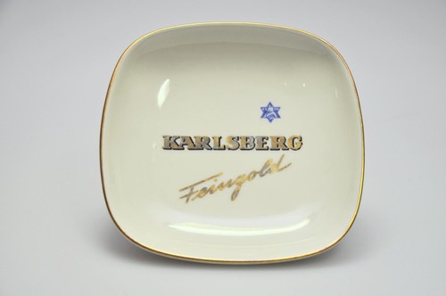 Karlsberg fine gold ashtray - karlsberg,