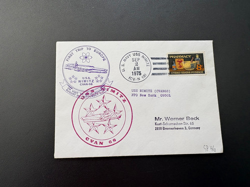 Brd schiffspost uss - uss, nimitz