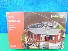 F04 Faller H0 Bausatz 130510 Bootshaus mit Steg OVP TOP