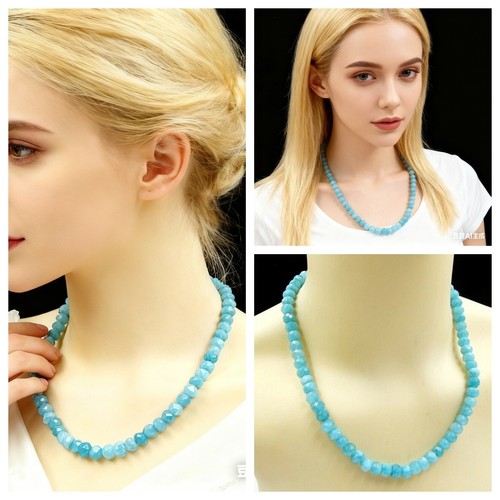 Larimar halskette kette damen - larimar,