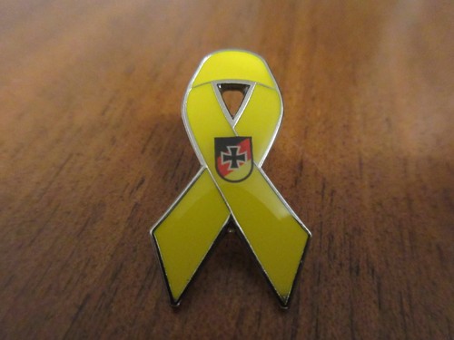 Bundeswehr pin gelbe schleife - gelbe,