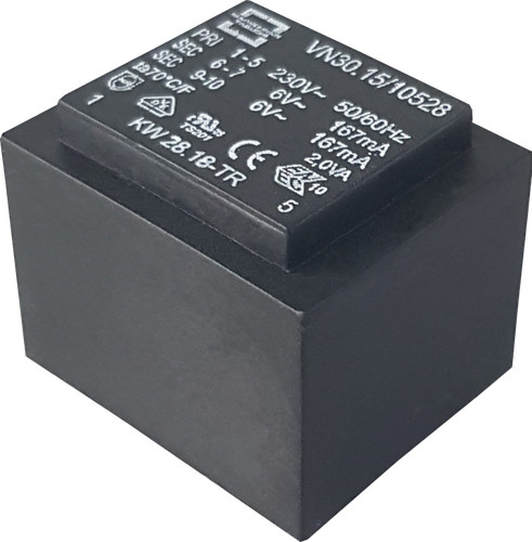 Printtrafo ei30 230v - 230v, primär