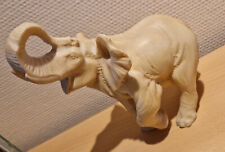 Elefant Alabaster ??  Skulptur Figur Deko Gr.  ca. H 20 cm L 20cm- 1223 gramm