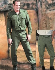 BW Moleskinhose oliv orig