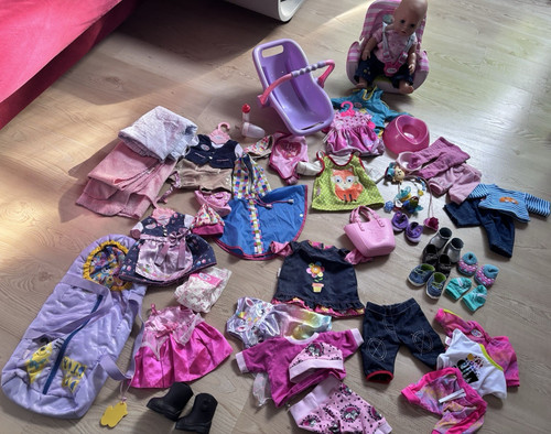 Babyborn mit puppenkleidung - babyborn,