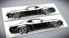 Dodge Challenger Demon Sticker