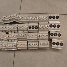 D02 Sockel NEOZED Sicherungssockel 17 x 3-polig incl. Schraubkappen 23  1 Polige