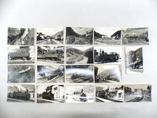 19x Original Foto Dampflok Personenzug Lokomotive Zug Eisenbahn Lok