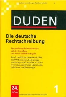 Duden die deutsche - duden,