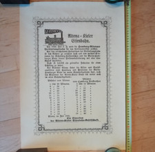 DB - Die Altona-Kieler Eisenbahn - Plakat zur Eröffnung - (original)