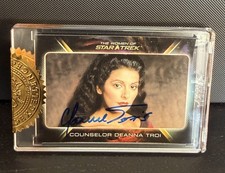 MARINA SIRTIS - Deanna Troi- Star Trek The Next Generation - Signed Trading Card