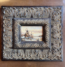 Ölgemälde Winterlandschaft