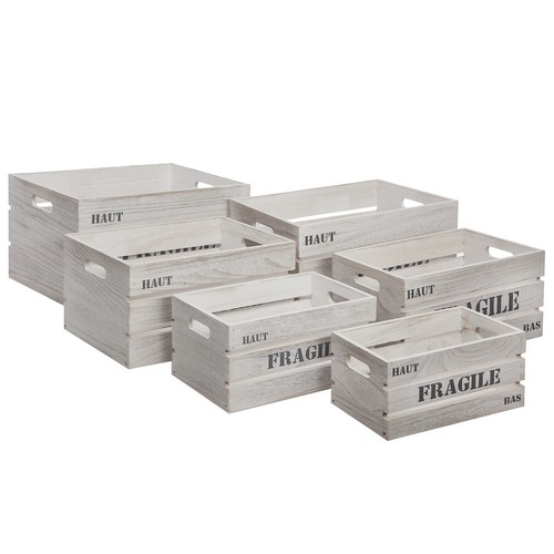 Kistenset holzkisten 6er set - kistenset,