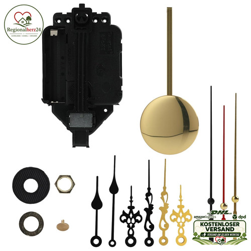 Pendel quarz uhrwerk set - pendel,