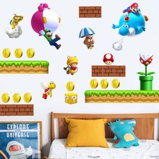 Super Mario Schlafzimmer Wand