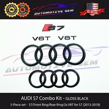 AUDI S7 Emblem BLACK Front