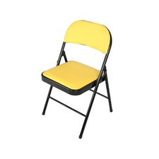 Klappstuhl Kunstleder Gestell