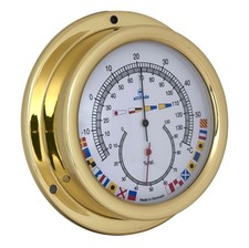 Altitude Thermometer Hygrometer Messing Flaggen 127mm x 40mm 858sfth