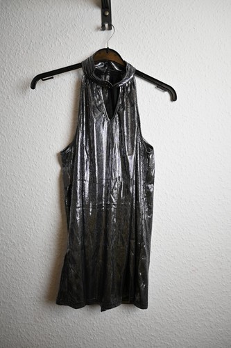 Damen silber oberteil mit - oberteil,