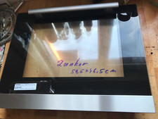 ZANKER .Backofentür,Herdtür  für Backofen .Mod.KOU10301XB .59,5x46,5 cm.GUT.