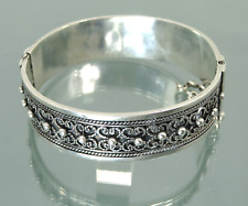 SILBER ARMREIF ° 835/1000 SILVER BANGLE ° Klapparmreif