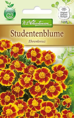 Studentenblume ehrenkreuz - studentenblume,