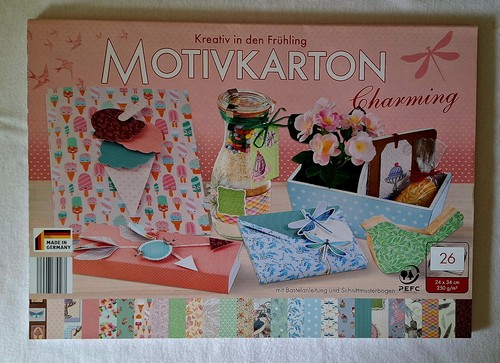 Motivkartonblock charming - motivkartonblock, "charming"