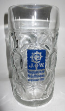 Glas Oktoberfest Maßkrug Bierkrug 1 Liter Augustiner Bräu München Augenkrug