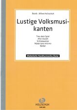 diat. diatonische Handharmonika Noten : Lustige Volksmusikanten 5 - Griffschrift
