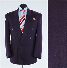 Lila zweireihiger Herrenblazer