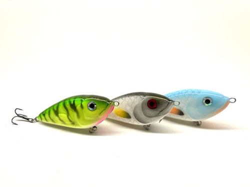 Jerkbait wobbler hecht - 3x, wobbler,