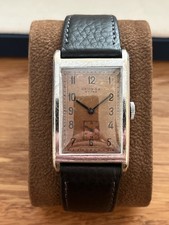 Union S.A. Extra / Fab. Suisse ca. 1940 Armbanduhr Tonneau