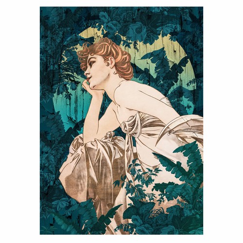 Wandbild desiree bunt - -,