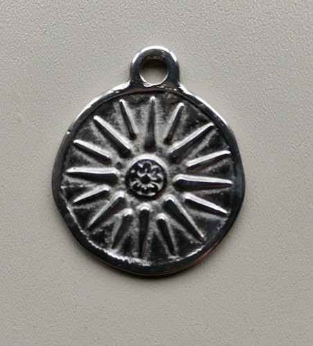 Mazedonische sonne anhänger - sonne,