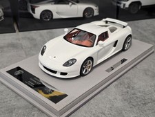 1/18 Porsche Carrera GT Carrara Weiss In OVP + Vitrine AutoScultura