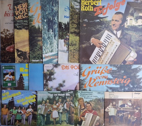 4 single sammlung - lp,