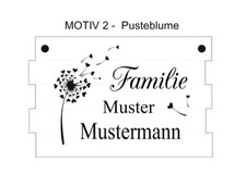 Türschild Klingelschild