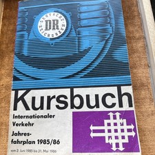Kursbuch deutsche Reichsbahn