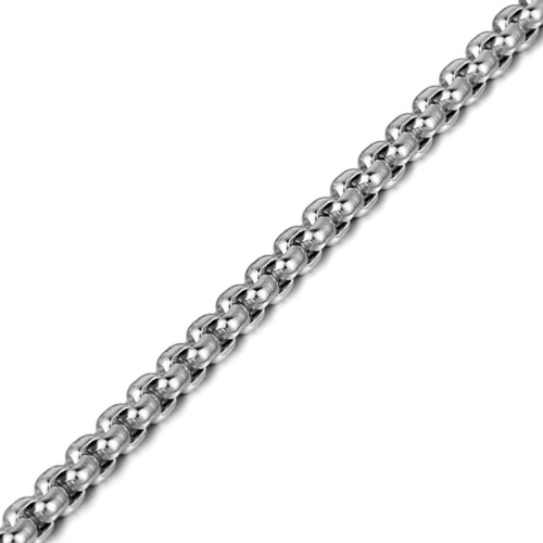 19cm 100cm halskette - halskette, silber